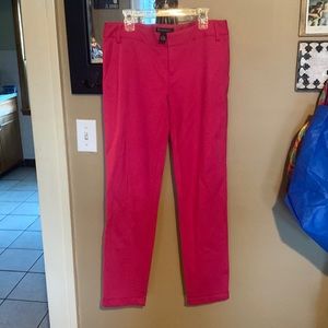 Dress pant size 4 hot pink in color